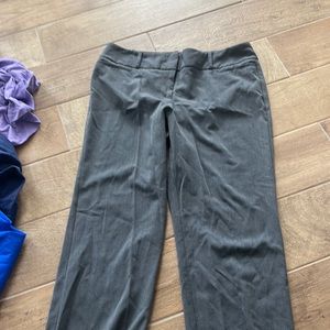 The Limited gently used gray dress pants size 10, missing back pocket button